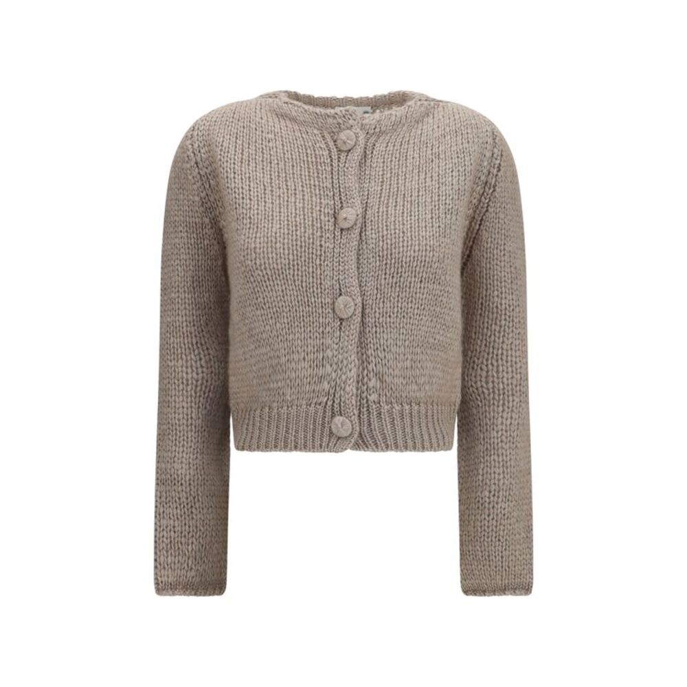 Forte_Forte Women Chunky Knit Cardigan With Buttons